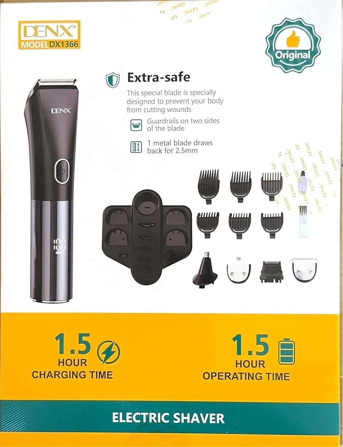 Denx - Electric Shaver & Grooming Kit