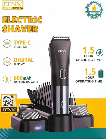 Denx - Electric Shaver & Grooming Kit